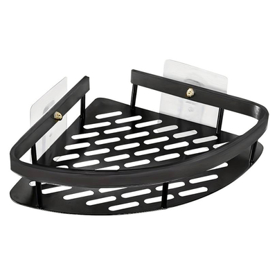 Product Γωνιακό Ράφι Τοίχου Home Use HUH-0159, Αλουμινίου, 28X5.5X21Cm, Μαύρο base image