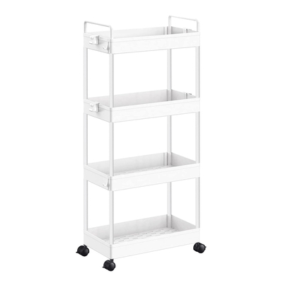 Product Τρόλει Κουζίνας Home Use HUH-0163, 4 Θέσεων, 40X21.5X91.5Cm, Λευκό base image