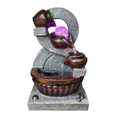 Product Διακοσμητικό Συντριβάνι Home Use HUH-0172, Φωτιζόμενο, 18X20X35Cm base image