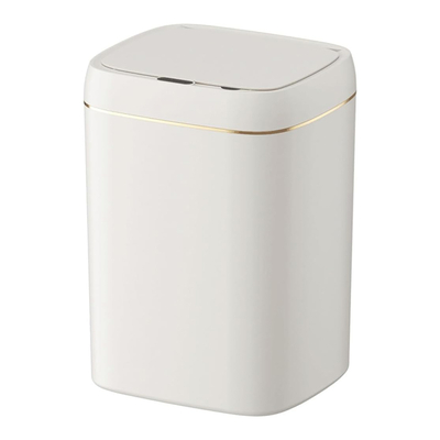 Product Κάδος Απορριμμάτων Home Use HUH-0188 με Φωτοκύτταρο, 13Lt, Λευκός base image