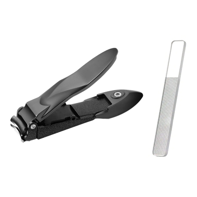 Product Νυχοκόπτης Home Use Σετ & Λίμα HUH-0189 με Δοχείο Συλλογής Νυχιών, Γκρι base image