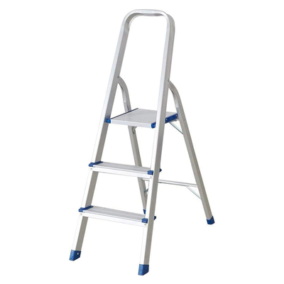Product Σκάλα Αλουμινίου Home Use HUH-0201 με 2+1 σκαλοπάτια, EN 131, 117.5cm base image