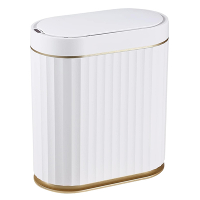 Product Κάδος Απορριμμάτων Home Use HUH-0226 με Φωτοκύτταρο, 7Lt, Λευκός base image