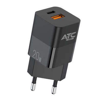 Product Φορτιστής Πρίζας ATC-CHF5b Mini PD Fast Charger 20W Μαύρο base image