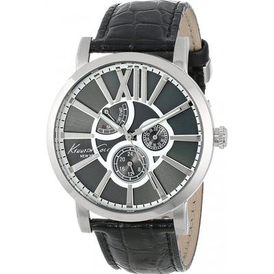 Product Ανδρικό Ρολόι Kenneth Cole Ikc1980 (44mm) Δερμάτινο Λουράκι Μαύρο base image