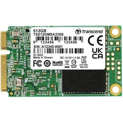 Product Σκληρός Δίσκος SSD 512GB Transcend Msata Sata3 3D Tlc base image