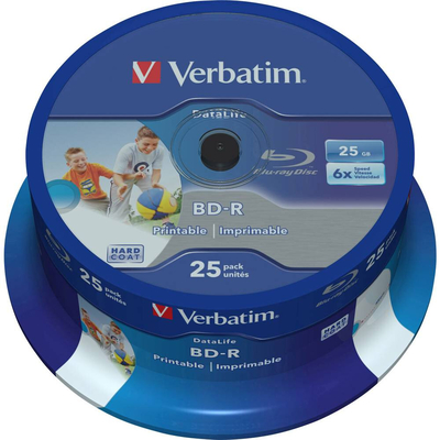 Product BD-R Verbatim 25GB 25 Τεμαχια SL base image