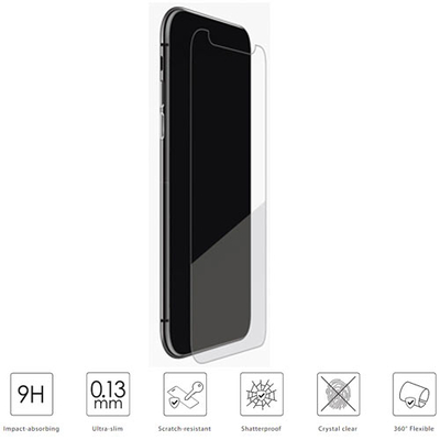 Product Screen Protector Sbox NANO HYBRID GLASS 9H Apple iPhone 14 base image