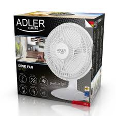 Product Ανεμιστήρας Επιτραπέζιος Adler 15CM 15W~30W White base image