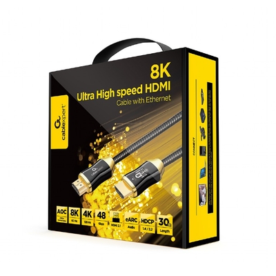 Product Καλώδιο HDMI Cablexpert ULTRA HIGH SPEED with ETHERNET 'AOC PREMIUM SERIES' 30M base image