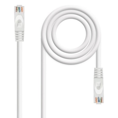 Product Καλώδιο Δικτύου UTP Κατηγορίας 6 NANOCABLE 10.20.1803-W LSZH (3 m) Λευκό base image