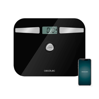 Product Ψηφιακή Ζυγαριά Μπάνιου Cecotec EcoPower 10200 Smart Healthy LCD Bluetooth 180 kg Μαύρο base image