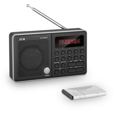 Product Ραδιόφωνο Τρανζίστορ Ultimate Design Ραδιόφωνο AM / FM 600 mAh Μαύρο base image