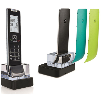 Product Ασύρματο Τηλέφωνο Motorola IT.6.1XC (Ελληνικό μενού) Λεπτό με τρία ανταλλακτικά χρωματιστά καπάκια base image