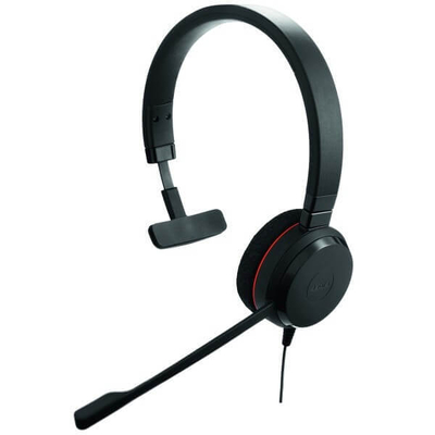 Product Headset Jabra Evolve 20 MS Mono USB NC corded base image