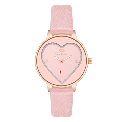 Product Γυναικείο Ρολόι Juicy Couture Jc1234Rgpk (38 mm) Δερμάτινο Λουράκι Ροζ base image