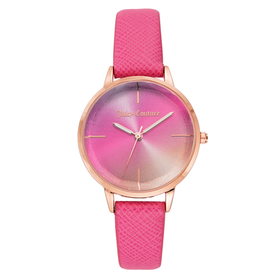 Product Γυναικείο Ρολόι Juicy Couture Jc1256Rghp (34 mm) Δερμάτινο Λουράκι Ροζ base image