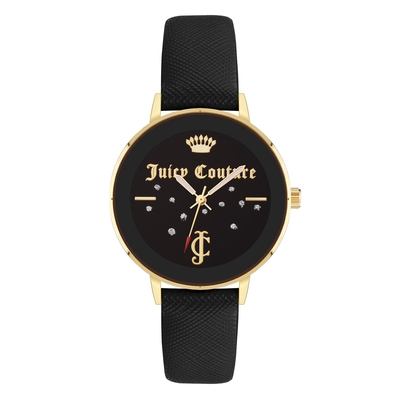 Product Γυναικείο Ρολόι Juicy Couture Jc1264Gpbk (38 mm) Δερμάτινο Λουράκι Μαύρο base image