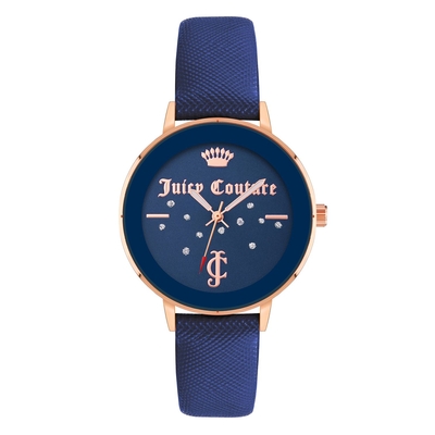 Product Γυναικείο Ρολόι Juicy Couture Jc1264Rgnv (38 mm) Δερμάτινο Λουράκι Μπλε base image