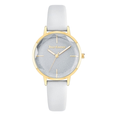 Product Γυναικείο Ρολόι Juicy Couture Jc1326Gpwt (34 mm) Δερμάτινο Λουράκι Λευκό base image