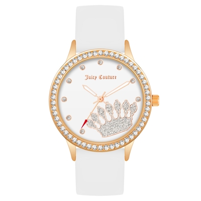 Product Γυναικείο Ρολόι Juicy Couture Jc1342Rgwt (38 mm) Καουτσούκ Λουράκι Λευκό base image