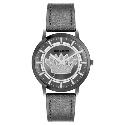 Product Γυναικείο Ρολόι Juicy Couture Jc1345Gygy (36 mm) Δερμάτινο Λουράκι Ασημί base image