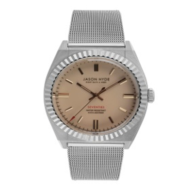 Product Ρολόι Unisex Jason Hyde Jh10011 (40mm) Μεταλλικό Μπρασελέ Ασημί base image