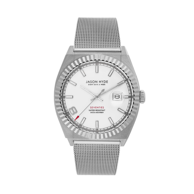 Product Ανδρικό Ρολόι Jason Hyde Jh30003 (40mm) Μεταλλικό Μπρασελέ Ασημί base image