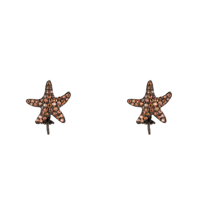 Product Γυναικείο Κολιέ Lancaster Jla-Ear-Star4 (1,2Mm) από Ασήμι Brown/ Black base image