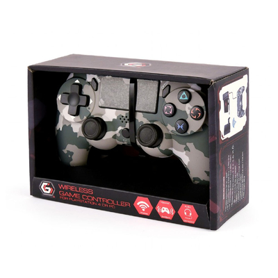 Product Gamepad Gembird Wireless For Pc/Ps4 Camo base image