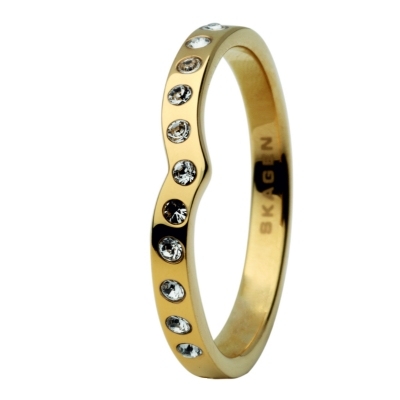 Product Γυναικείο Δαχτυλίδι Skagen Jrsg024Ss5 (10) από Ατσάλι Golden base image