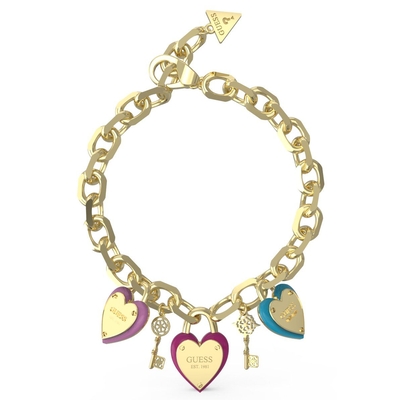 Product Γυναικείο Βραχιόλι Guess Jubb04202Jwyg (22cm) από Ατσάλι Golden base image