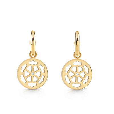 Product Γυναικεία Σκουλαρίκια Guess Jube01179Jwyg (2,5cm) από Ατσάλι Golden base image