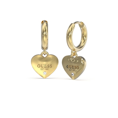 Product Γυναικεία Σκουλαρίκια Guess Jube03145Jwyg (1cm) από Ατσάλι Golden base image