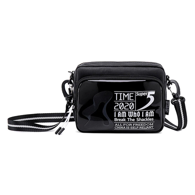 Product Τσάντα ώμου SUPER FIVE K00111-BK, μαύρη base image