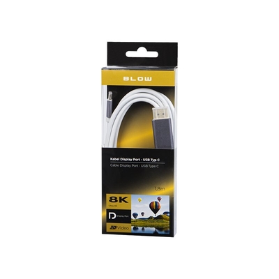 Product Καλώδιο DisplayPort Blow to USB C 1.8m 8K base image