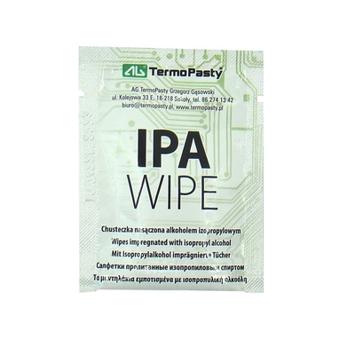 Product Καθαριστικά μαντηλάκια Termopasty ισοπροπανόλης IPA (25 τμχ) base image
