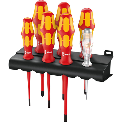 Product Σετ Εργαλείων WERA 160 iS/7 Rack screwdriver Kraftform Plus Series 100 base image
