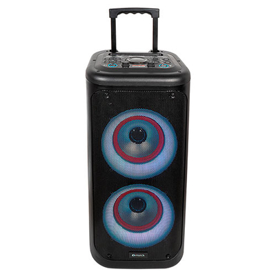 Product Karaoke Aiwa HIGH-POWER HYPERBASS PARTY TROLLEY Speaker base image