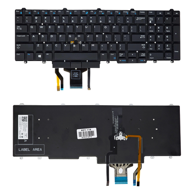 Product Πληκτρολόγιο για Dell Latitude 5580/5590/5550/5570 Precision 3510/7510/7710 KEY-116 backlight, US base image