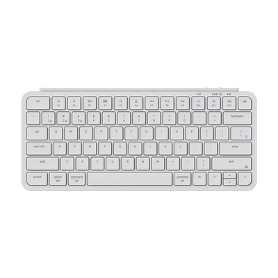 Product Πληκτρολόγιο Ασύρματο Keychron B1 Pro (B1P-K8) Ultraslim Mini ZMK Online customize-Ivory White 75% US base image