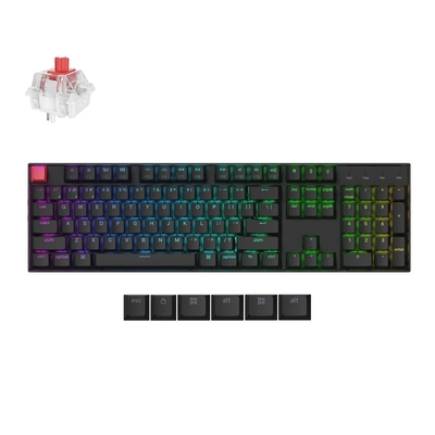 Product Πληκτρολόγιο Ασύρματο Keychron K10 V2 (K10X-B1) QMK Mechanical Red Switch RGB 100% US Layout base image