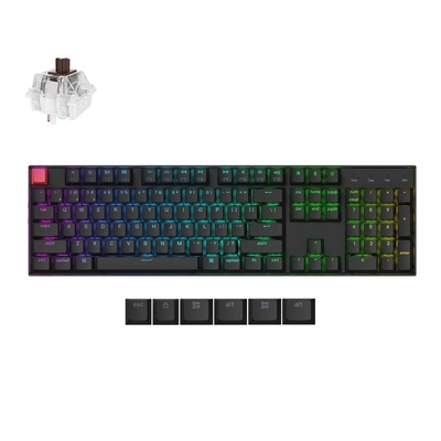 Product Πληκτρολόγιο Ασύρματο Keychron K10 V2 (K10X-B3) QMK Mechanical Brown Switch RGB 100% US Layout base image
