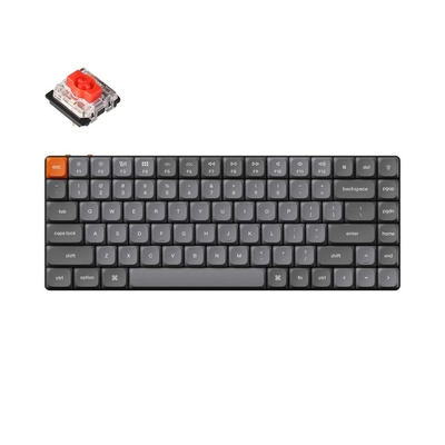 Product Πληκτρολόγιο Ασύρματο Keychron K3 Max QMK/VIA (K3M-H1) Mechanical Red Switch (Hot-Swappable) US base image