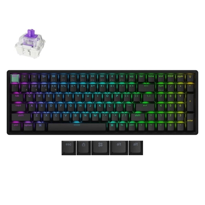 Product Πληκτρολόγιο Ασύρματο Keychron K4 HE (K4H-J1) Shine-Through Magnetic Hall Effect RGB 96% US Layout base image