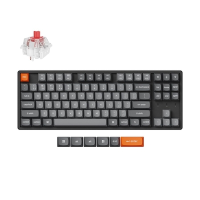 Product Πληκτρολόγιο Ασύρματο Gaming Keychron K8 Max (K8M-J1) QMK Wireless Mechanical Red Switch Hot-Swap 80% US Layout base image