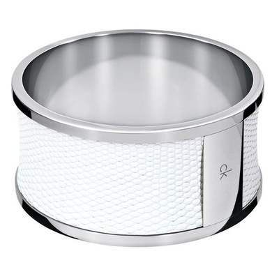 Product Γυναικείο Βραχιόλι Calvin Klein Kj0Dwd09010S (6cm) Δερμάτινο White base image