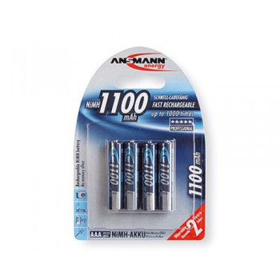 Product Μπαταρία Επαναφορτιζόμενη Ansmann AAA NM 1.2V/ 1100mAh 1x4 base image