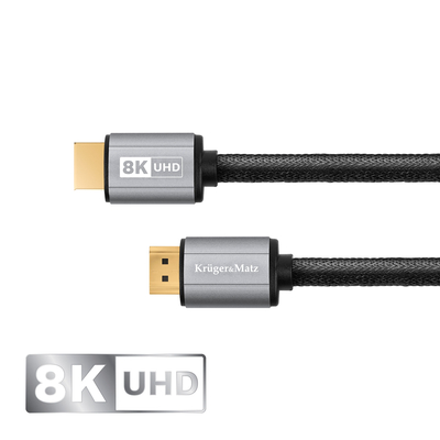 Product Καλώδιο HDMI Kruger & Matz 8K 2.1v 1.8m base image