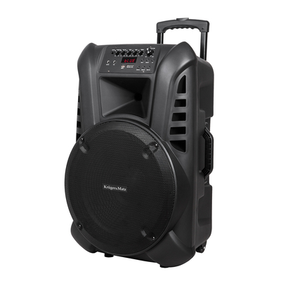 Product Karaoke Kruger & Matz 60W με 2 ασύρματα μικρόφωνα UHF, SD, Bluetooth, FM, USB base image